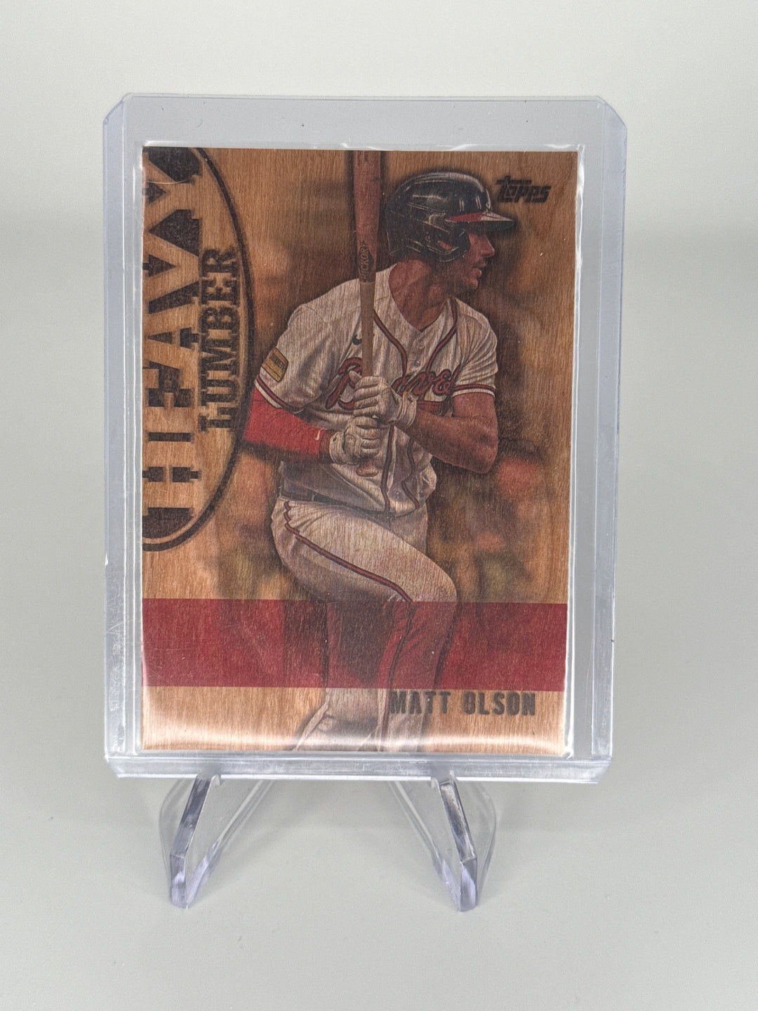 Matt Olson 2024 Topps Update Heavy Lumber SSP Case Hit
