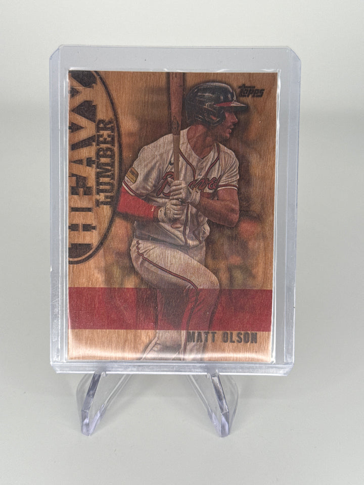 Matt Olson 2024 Topps Update Heavy Lumber SSP Case Hit