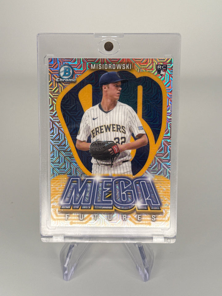 Jacob Misiorowski 2026 Bowman Chrome Mega Futures SSP Case Hit Rookie