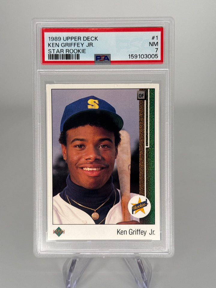 Ken Griffey Jr. 1989 Upper Deck Star Rookie, PSA 7