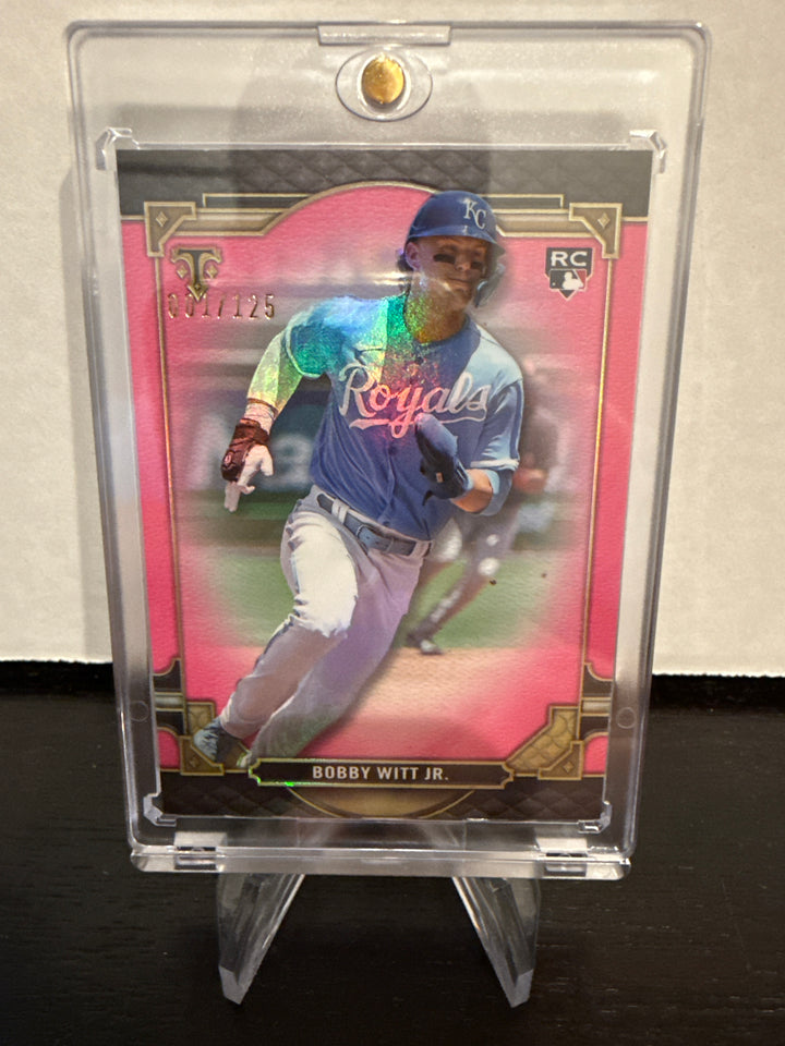 Bobby Witt Jr 2022 Topps Triple Threads Tourmaline Rookie, 001/125