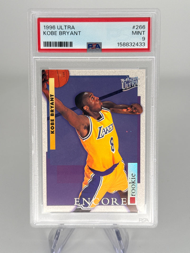 Kobe Bryant 1996 Fleer Ultra Rookie, PSA 9 Mint