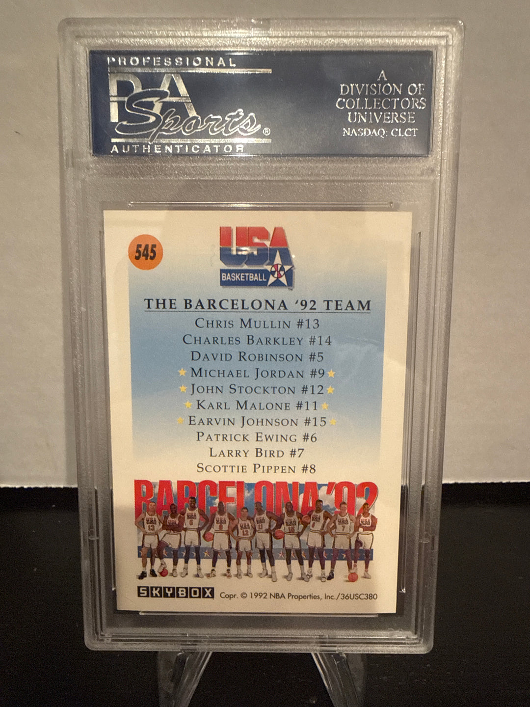 1991 Skybox Team USA Basketball, PSA 10 Gem Mint