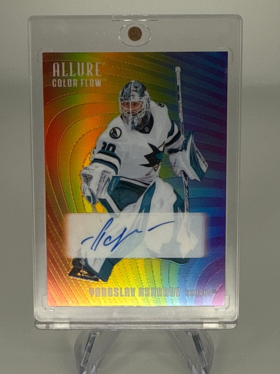 Yaroslav Askarov 2025-2026 Upper Deck Allure Color Flow Full Rainbow Auto