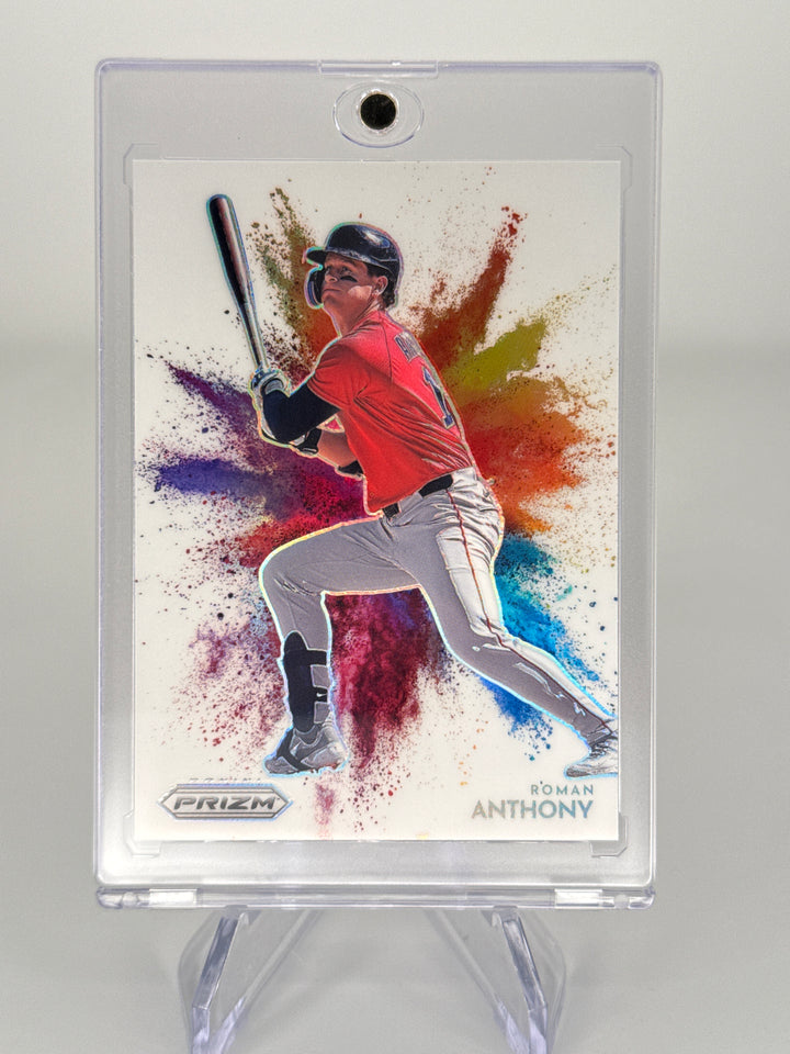 Roman Anthony 2026 Panini Prizm Color Blast SSP Case Hit