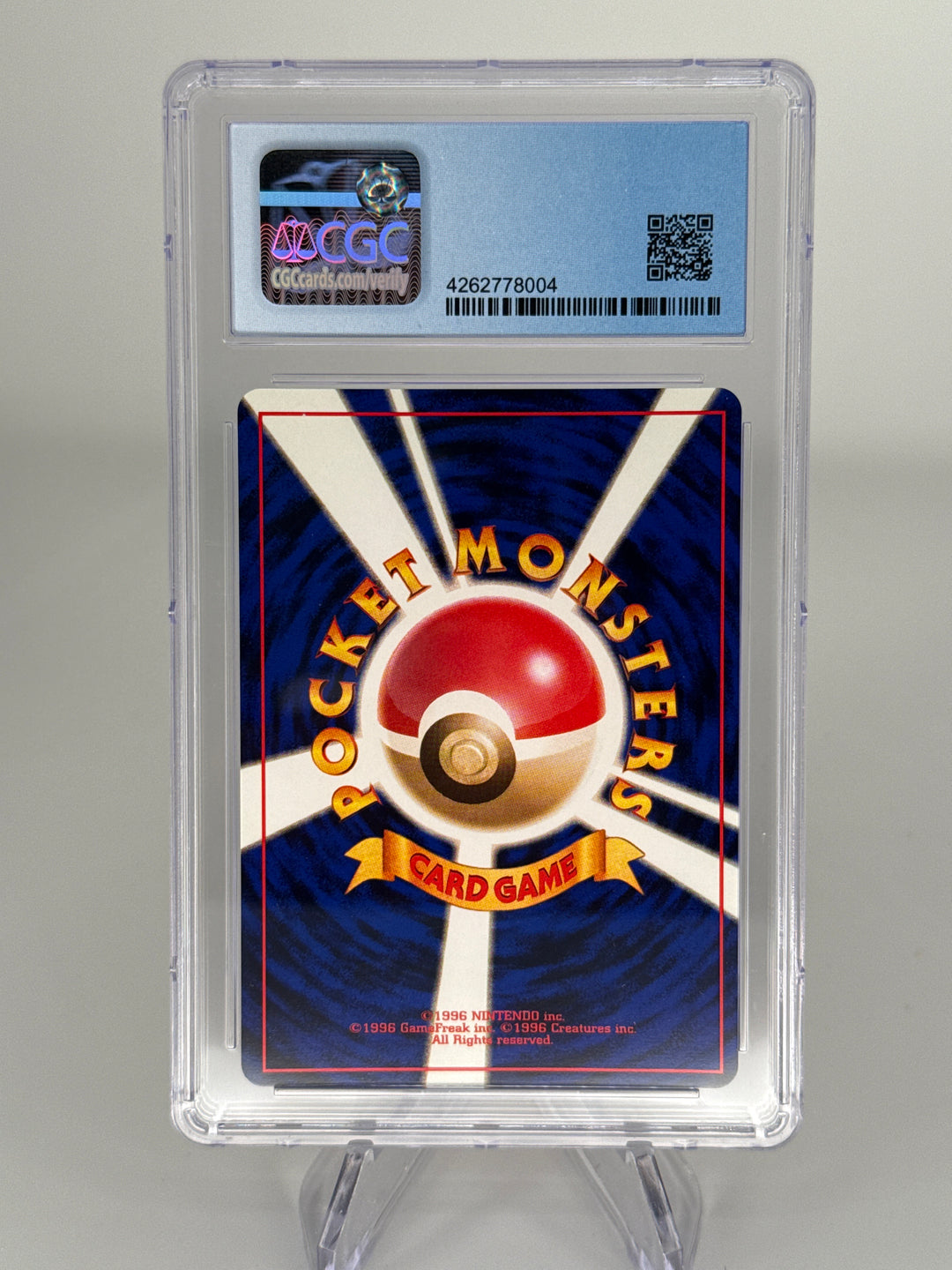 Pokemon TCG 1997 Japanese Rhydon Jungle, 112, CGC 9 Mint