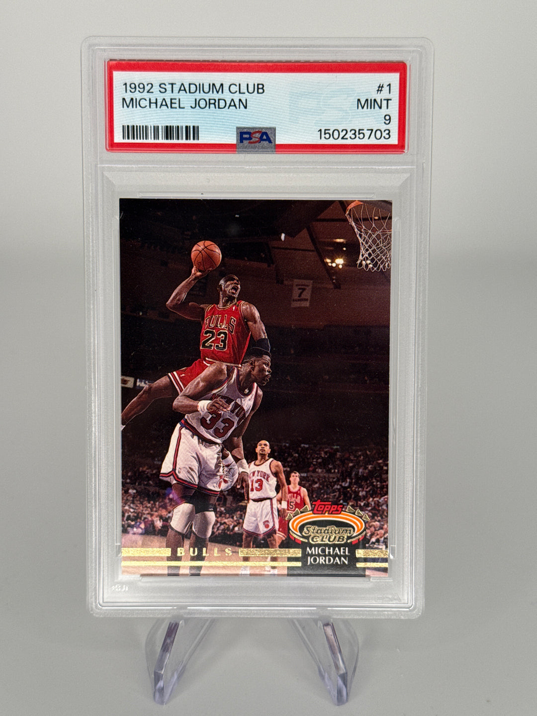 Michael Jordan 1992 Stadium Club, PSA 9 Mint