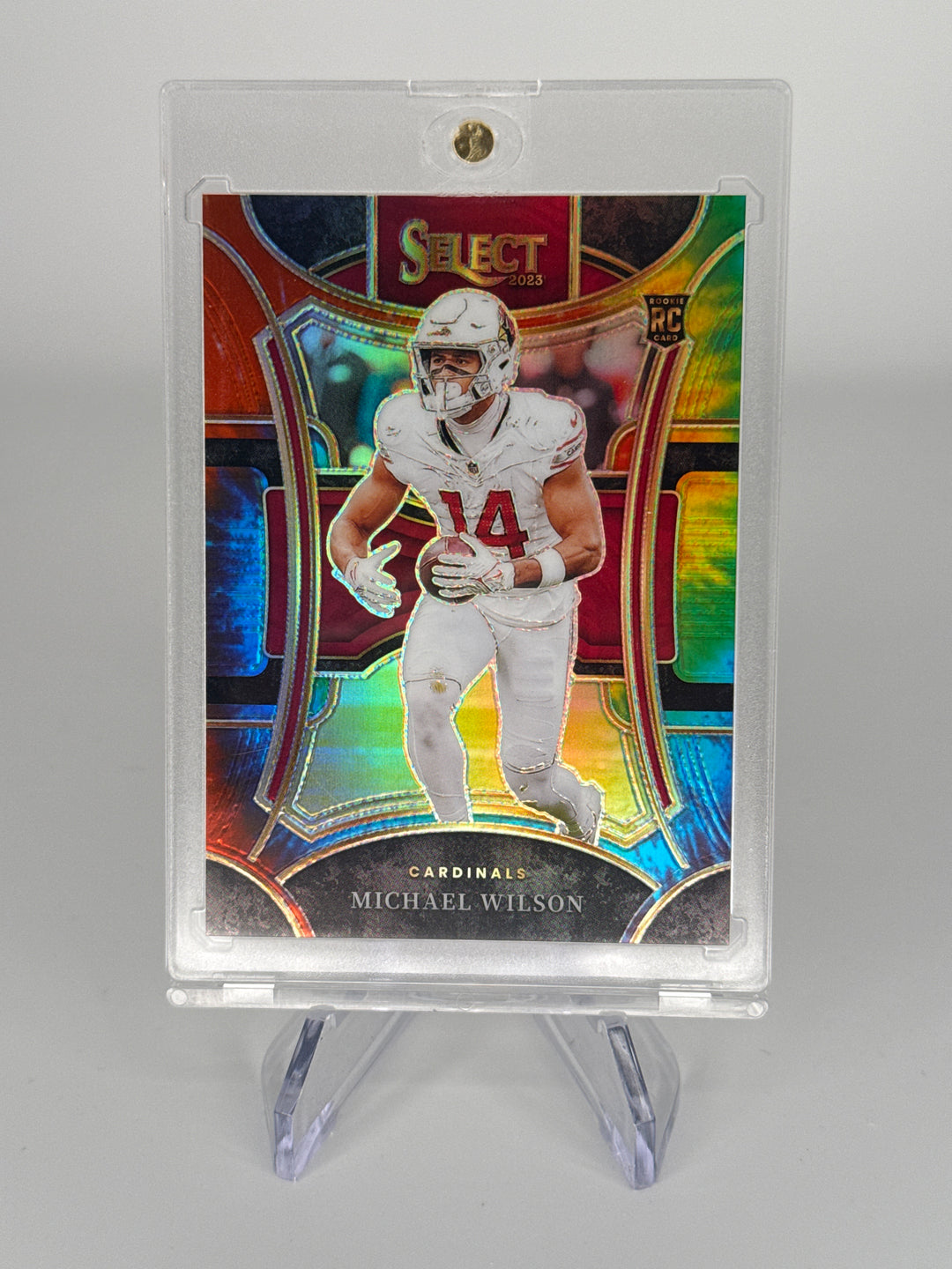 Michael Wilson 2023 Panini Select Suite Level Tie Die Rookie, 04/25