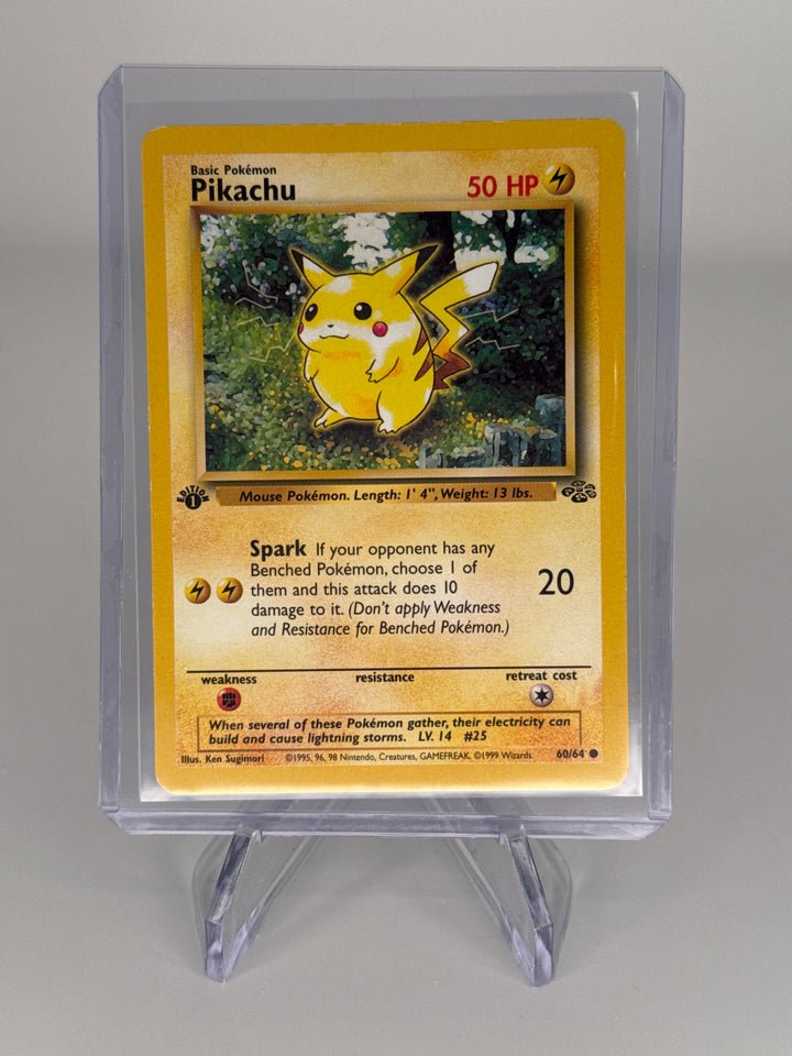 Pokemon TCG 1999 Pikachu 1st Edition Jungle Set, 60/64