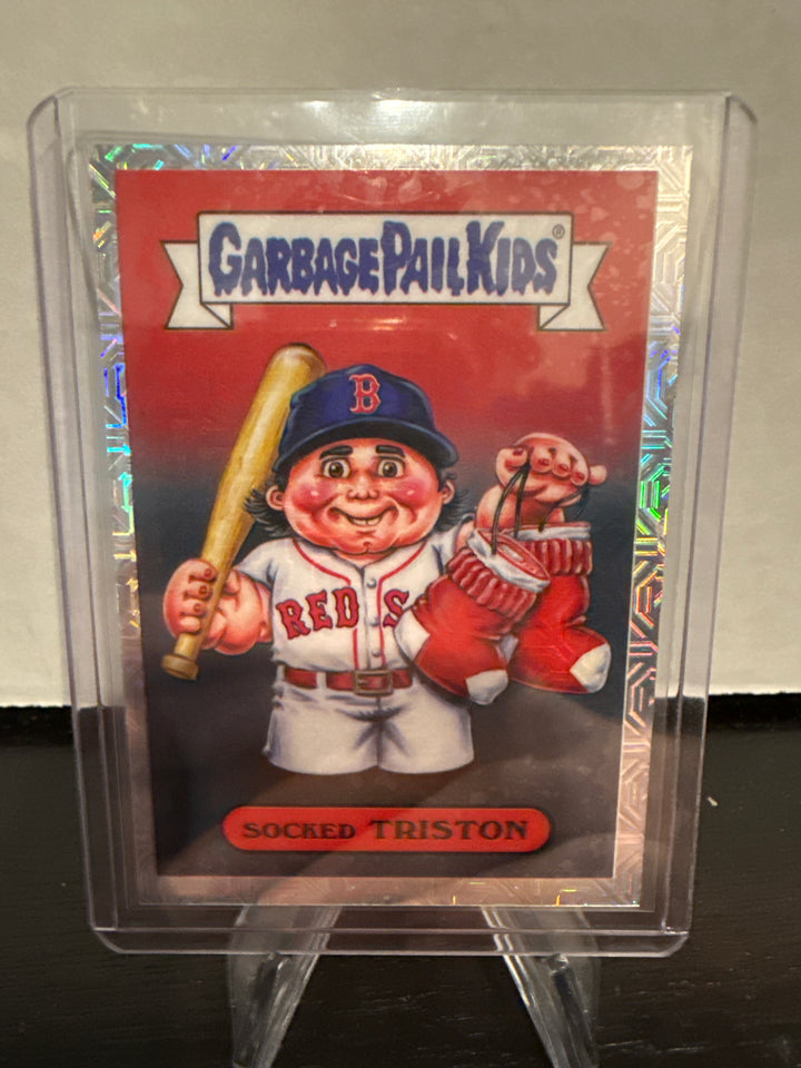 Triston Casas 2024 Bowman Chrome Mega Box Socked Triston Garbage Pail Kids SSP Case Hit