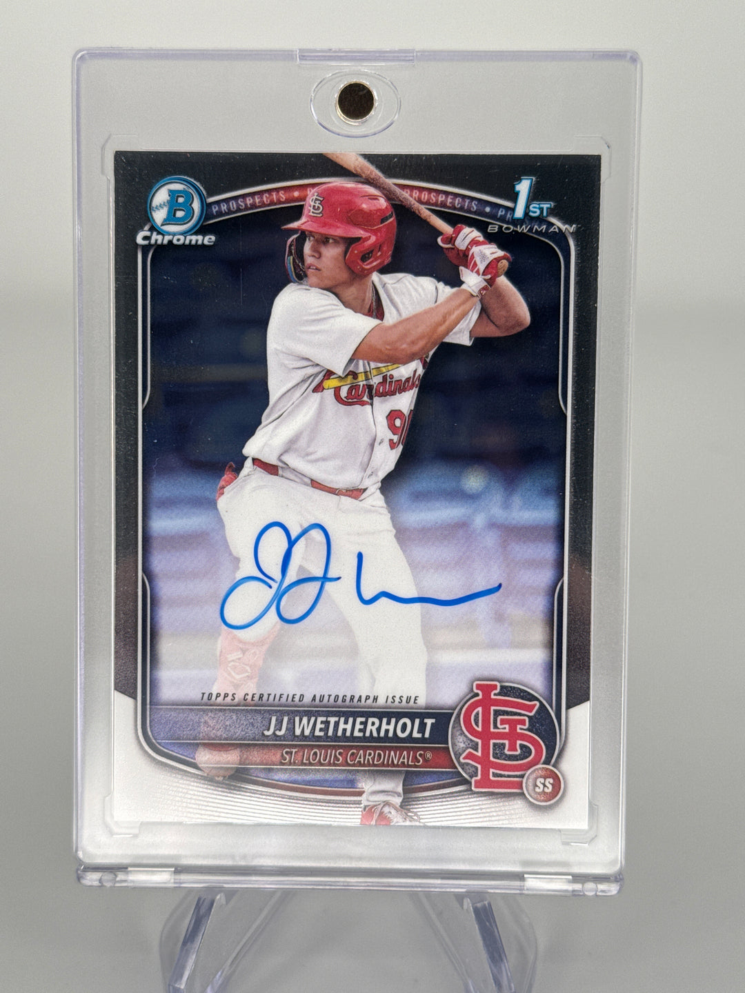 JJ Wetherholt 2025 Bowman Chrome 1st Auto