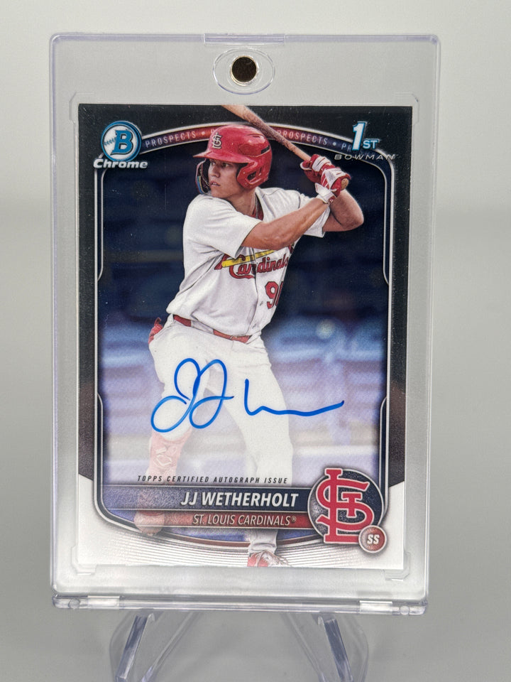 JJ Wetherholt 2025 Bowman Chrome 1st Auto