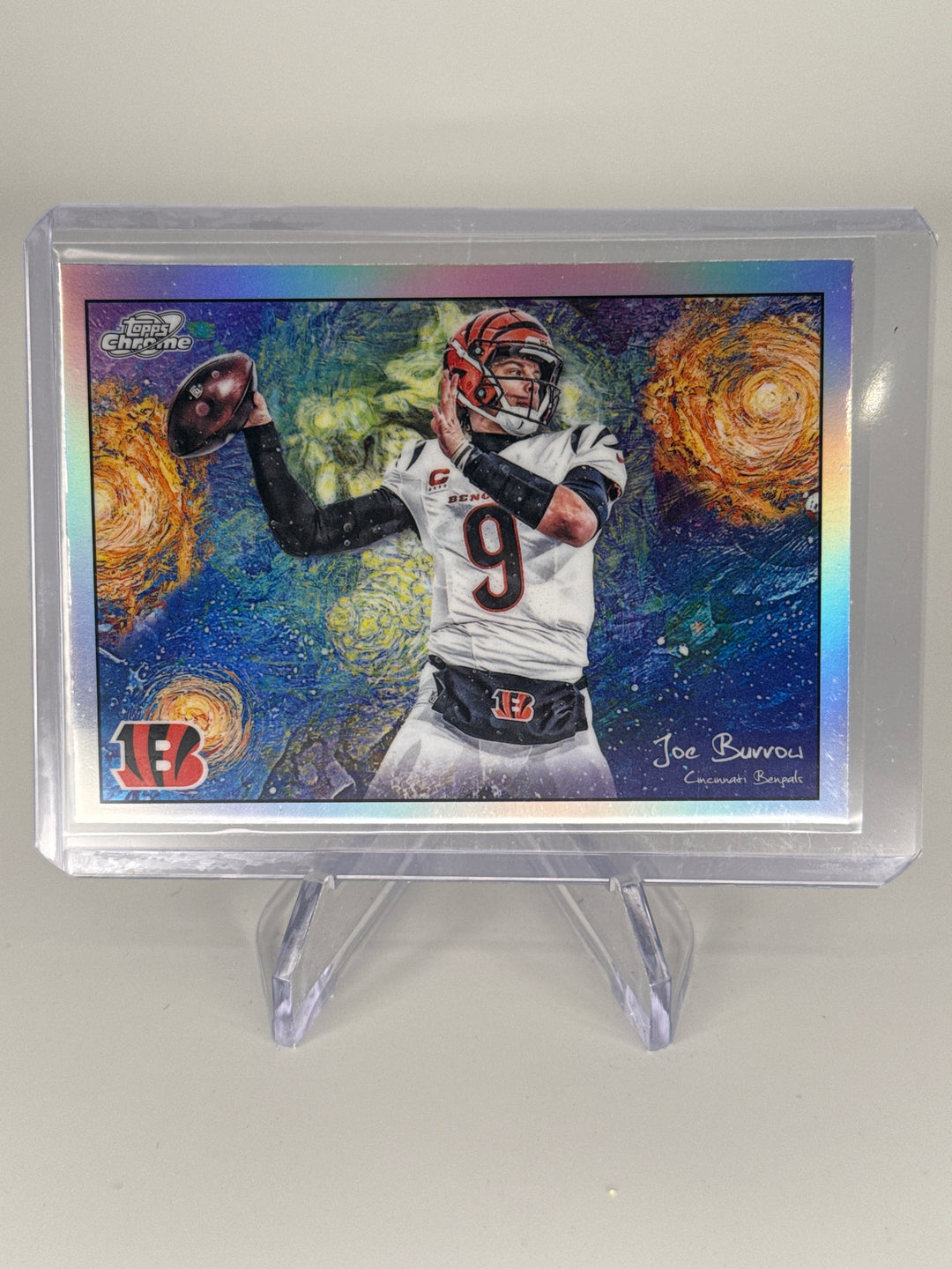 Joe Burrow 2025 Topps Cosmic Chrome Stars in The Night SP