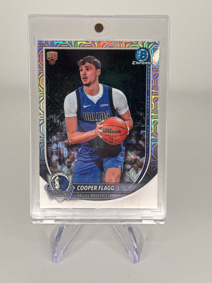 Cooper Flagg 2025 Bowman Chrome Mega Box Mojo Rookie