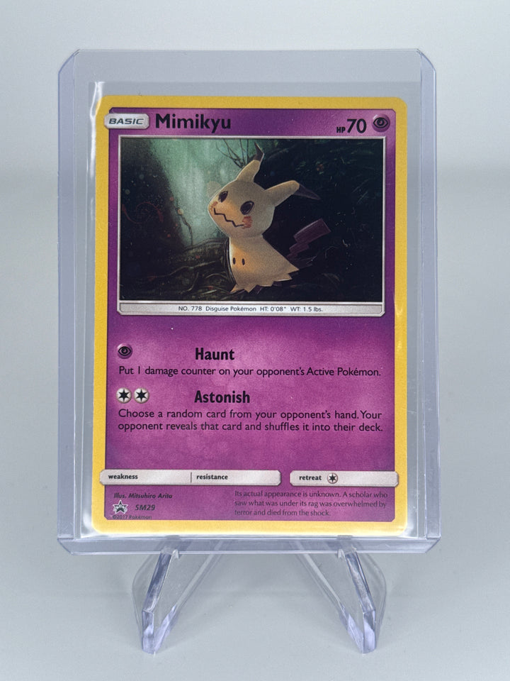 Pokemon TCG 2017 Mimikyu Sun & Moon Black Star Promo Holo, SM29