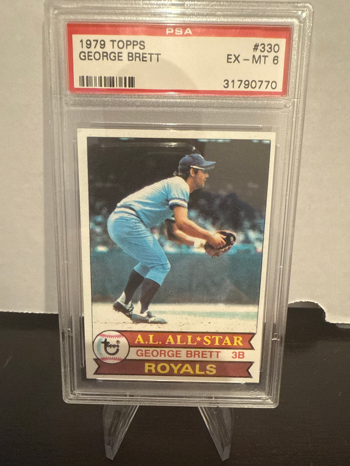George Brett 1979 Topps AL All Star, PSA 6