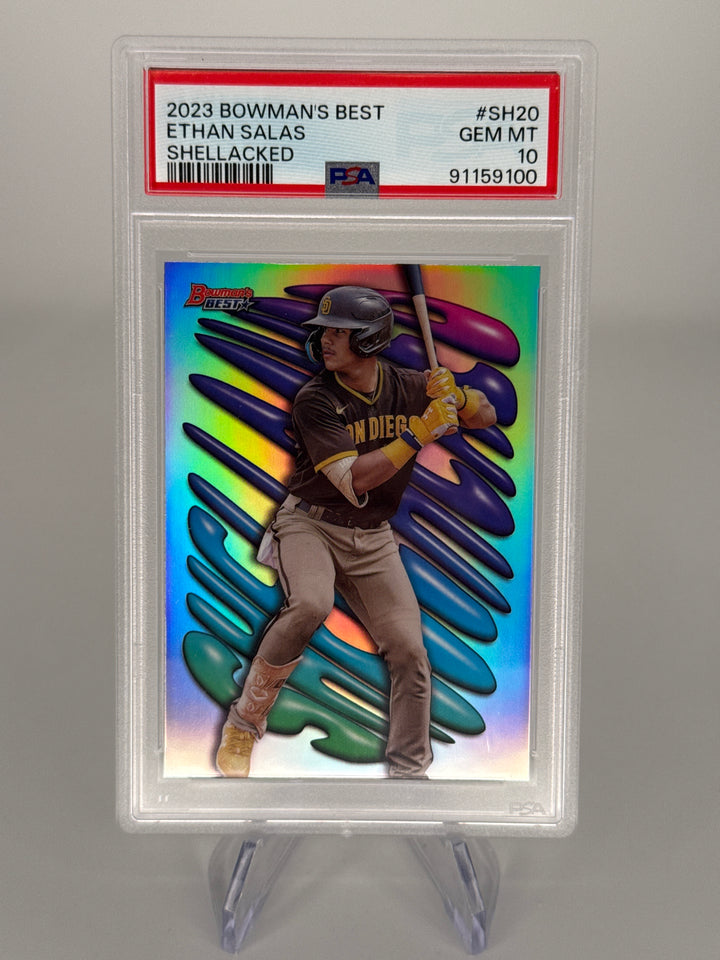 Ethan Salas 2023 Bowman's Best Shellacked, PSA 10 Gem Mint