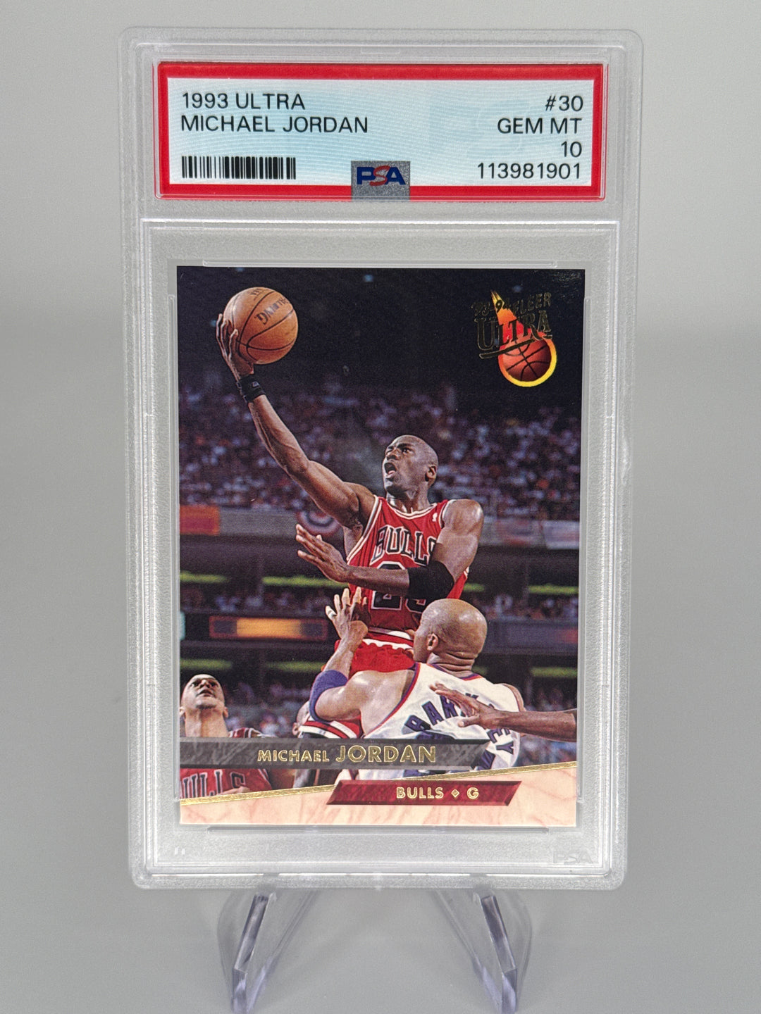 Michael Jordan 1993 Fleer Ultra, PSA 10 Gem Mint