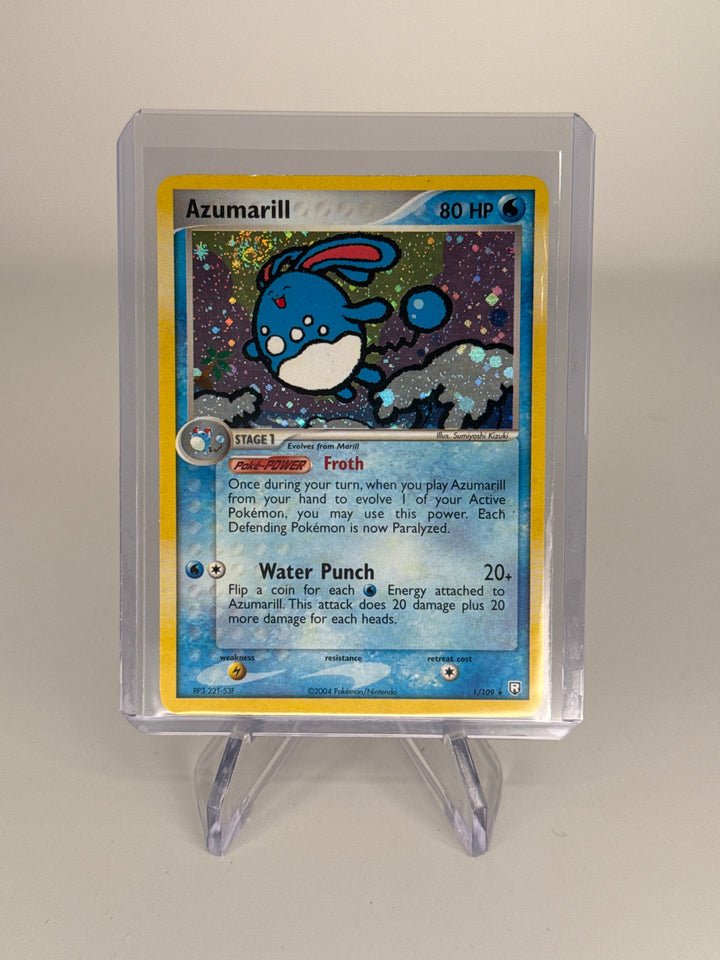 Pokemon TCG 2004 Azumarill Team Rocket Returns Holo, 1/109