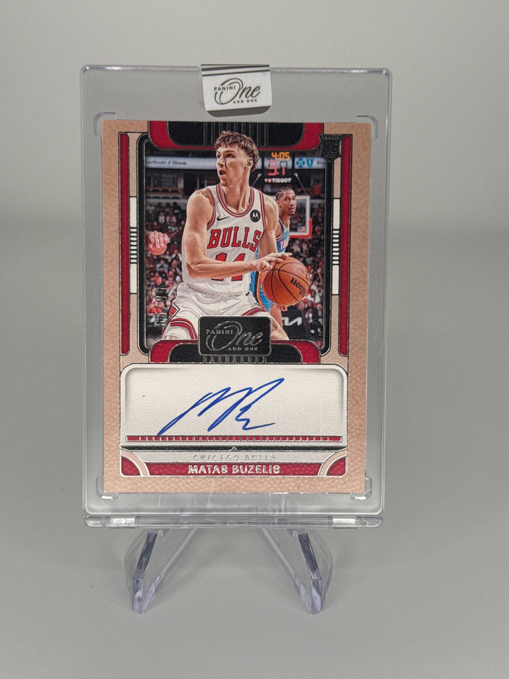 Matas Buzelis 2024 Panini One & One Rookie Auto, 56/99
