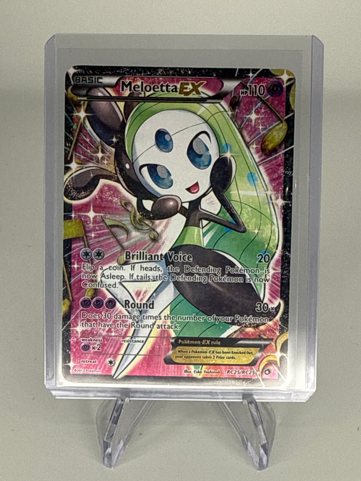 Pokemon TCG 2013 Meloetta EX Legendary Treasures Full Art, RC25/RC25