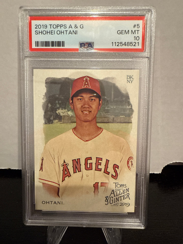 Shohei Ohtani 2019 Topps Allen & Ginter, PSA 10 Gem Mint