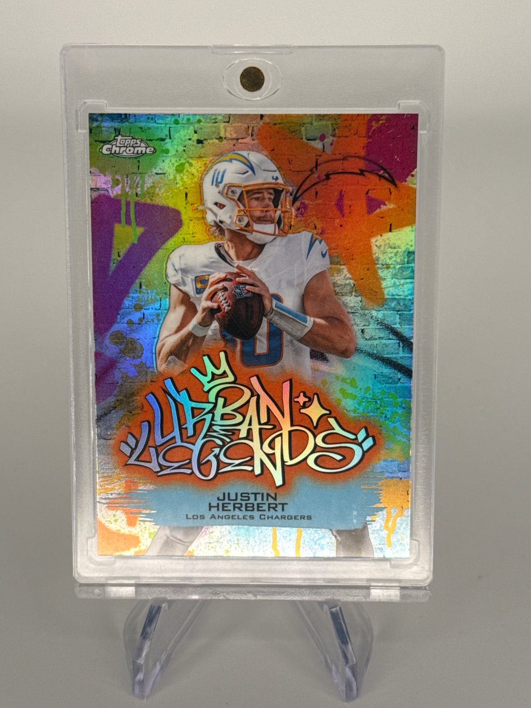 Justin Herbert 2025 Topps Chrome Urban Legends SSP Case Hit