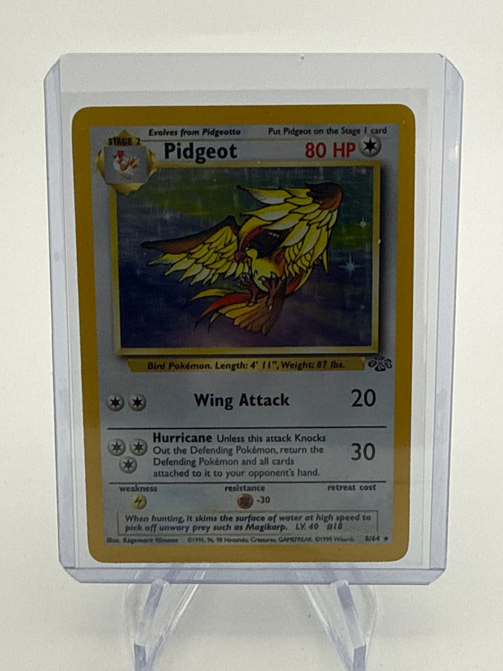 Pokemon TCG 1999 Pidgeot Jungle Holo, 8/64