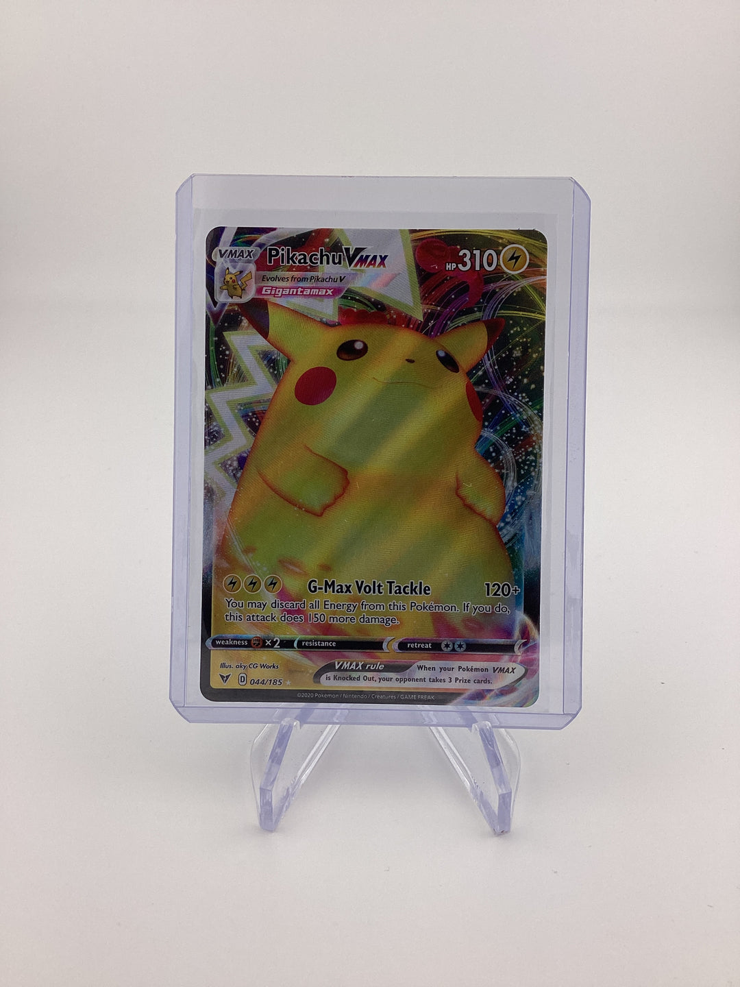 Pokémon TCG 2020 Pikachu VMAX Swish Vivid Voltage Full Art 044/185