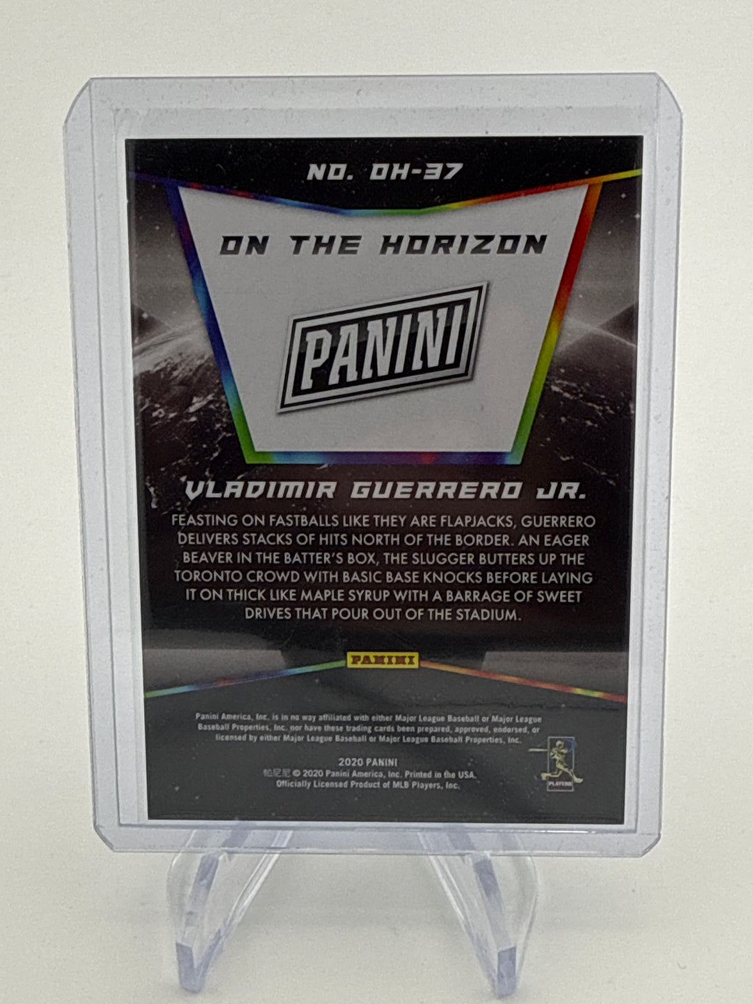 Vladimir Guerrero Jr. 2020 Panini On The Horizon SSP
