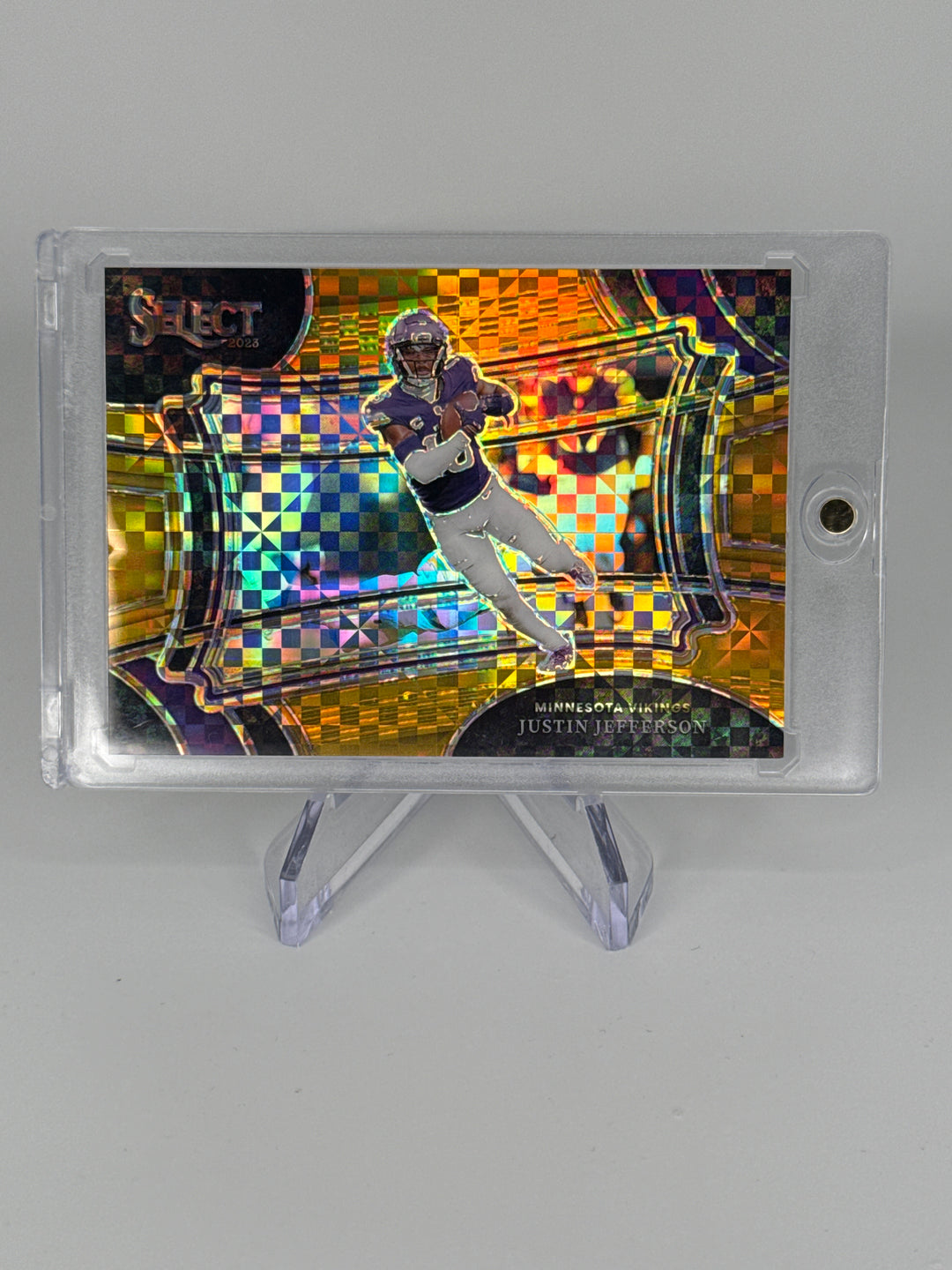 Justin Jefferson 2023 Panini Select Field Level Gold Prizm, 03/10