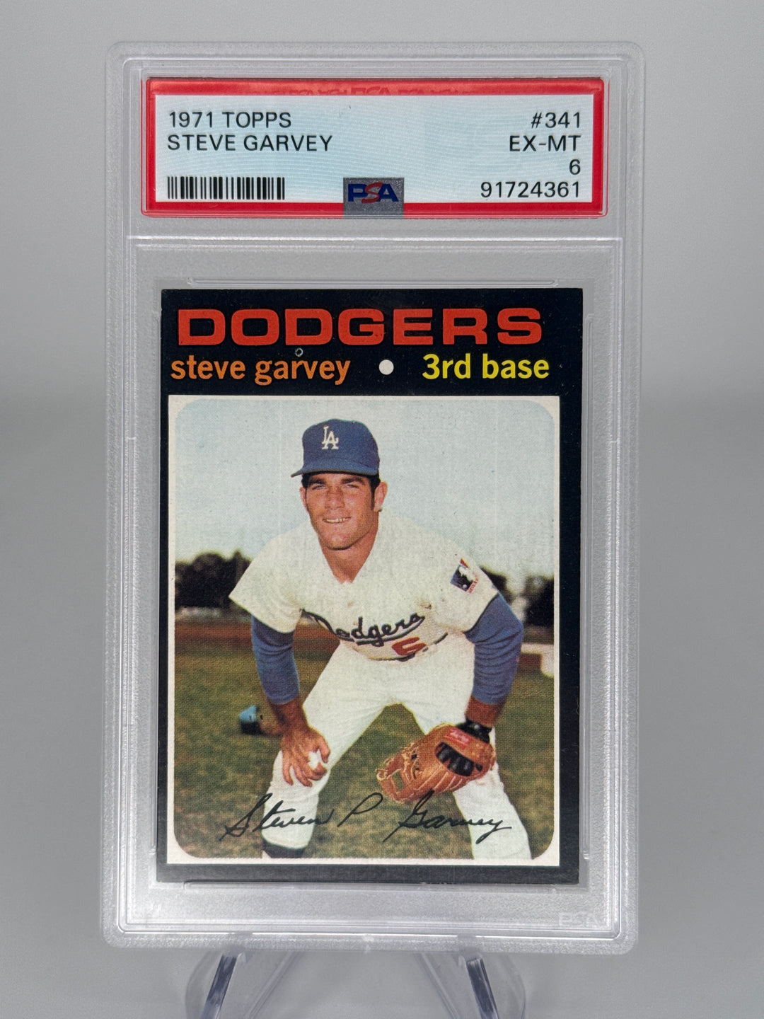 Steve Garvey 1971 Topps Rookie, PSA 6