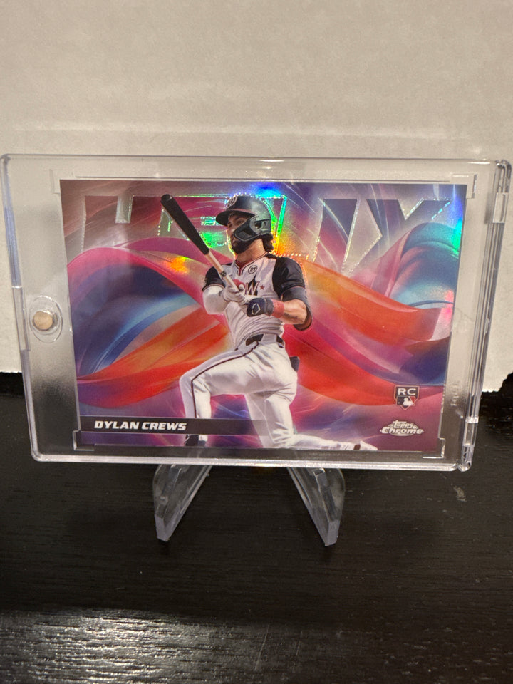 Dylan Crews 2025 Topps Chrome Helix SSP Case Hit Rookie