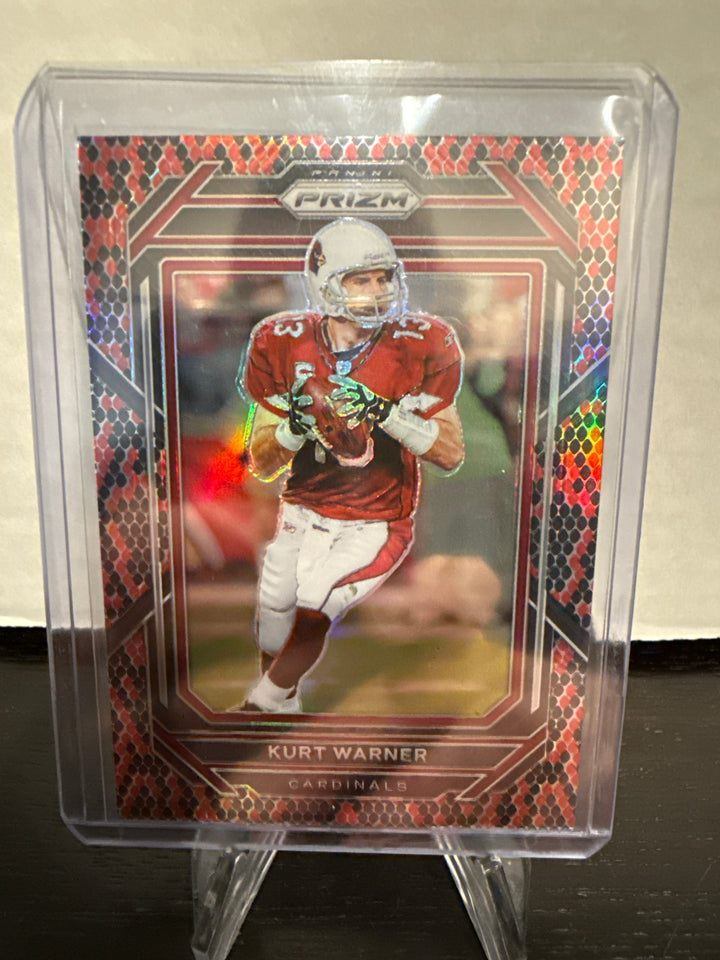 Kurt Warner 2022 Panini Prizm Snakeskin SSP