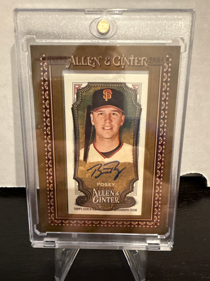 Buster Posey 2024 Allen & Ginter Framed Auto