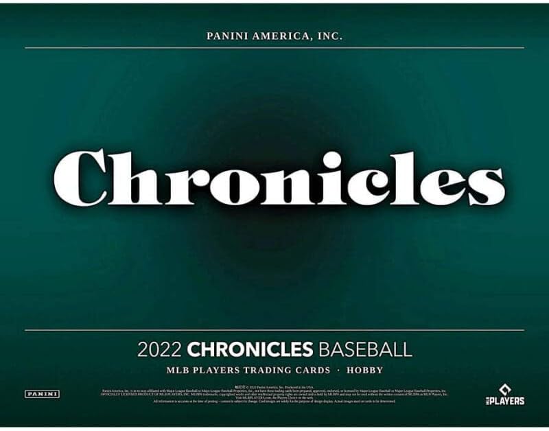 2022 Panini Chronicles Baseball Mega Box