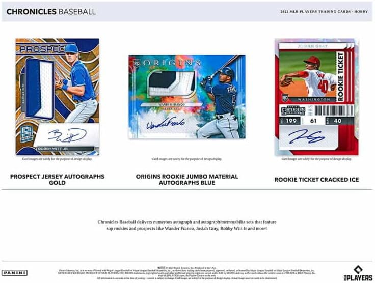 2022 Panini Chronicles Baseball Mega Box