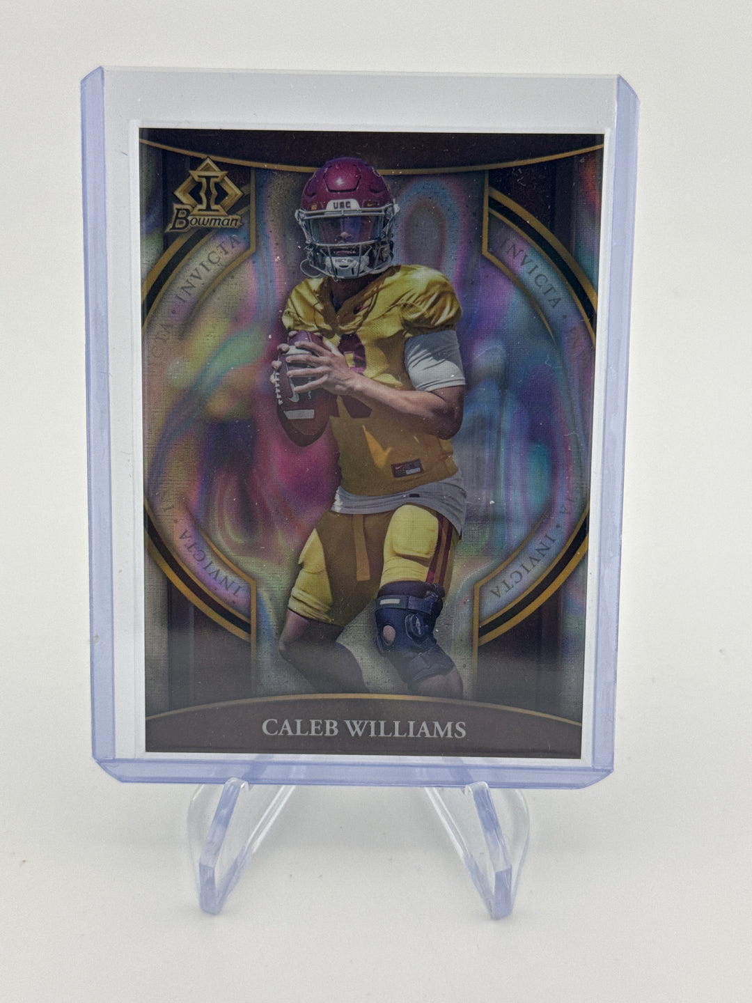 Caleb Williams 2023 Bowman Invicta Lava Refractor, 136/150