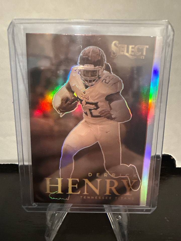 Derrick Henry 2021 Panini Select Artistic Selections SSP Case Hit