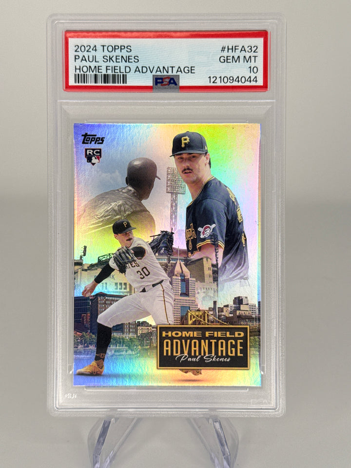 Paul Skenes 2024 Topps Update Home Field Advantage SSP Rookie, PSA 10 Gem Mint