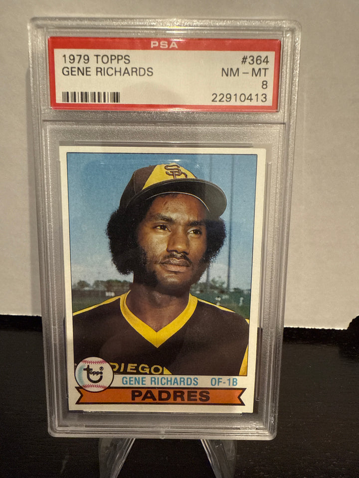 Gene Richards 1979 Topps, PSA 8