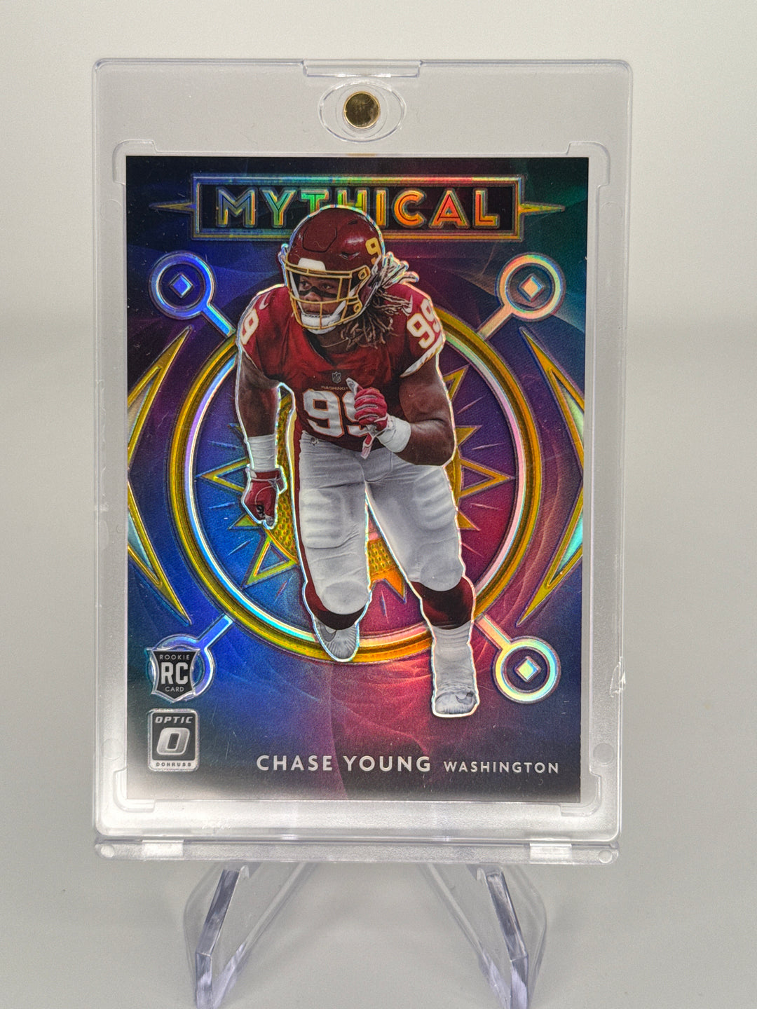 Chase Young 2020 Panini Donruss Optic Mythical Gold SSP Case Hit Rookie, 04/10