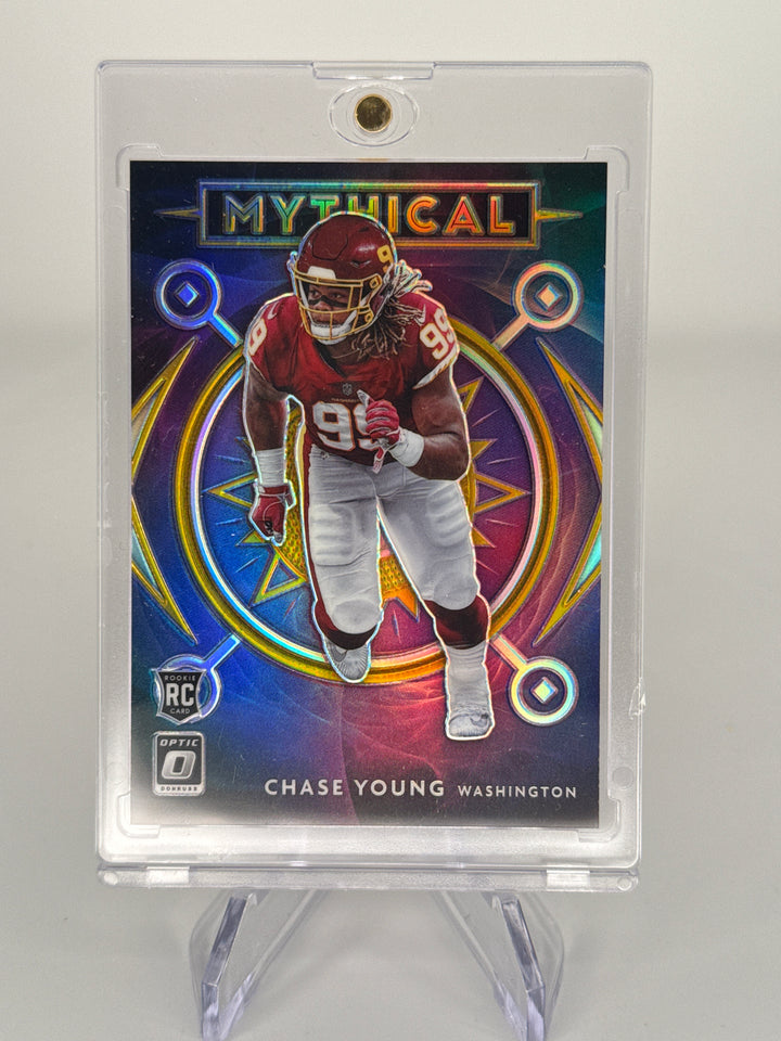 Chase Young 2020 Panini Donruss Optic Mythical Gold SSP Case Hit Rookie, 04/10