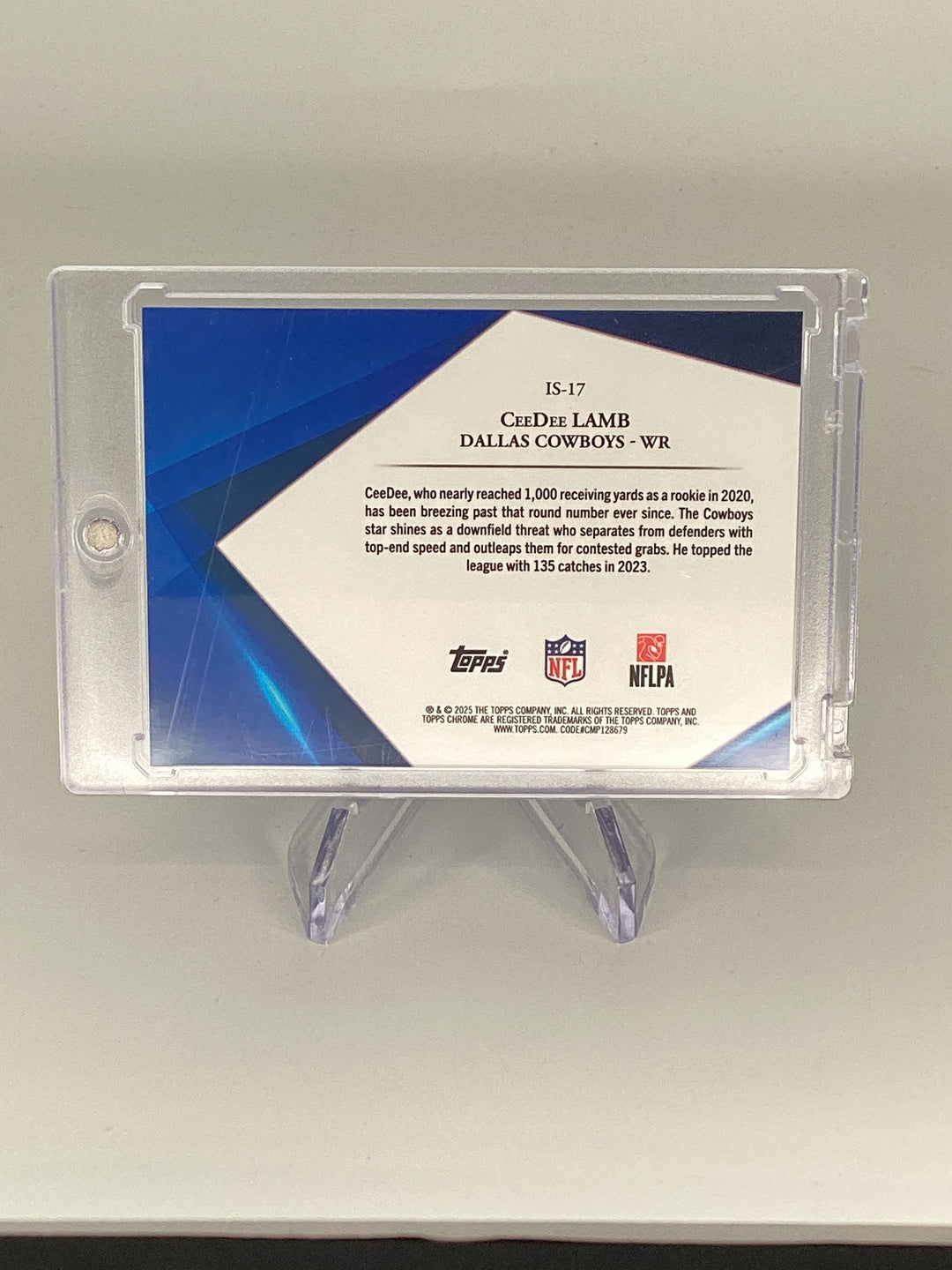 CeeDee Lamb 2025 Topps Chrome Sapphire Infinite SSP Case Hit