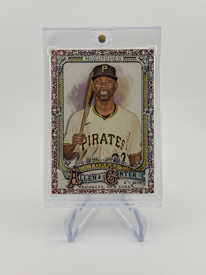 Andrew McCutchen 2025 Topps Allen & Ginter Red Foil Filagree, 4/5