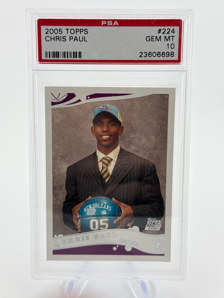 Chris Paul 2005 Topps Rookie, PSA 10 Gem Mint