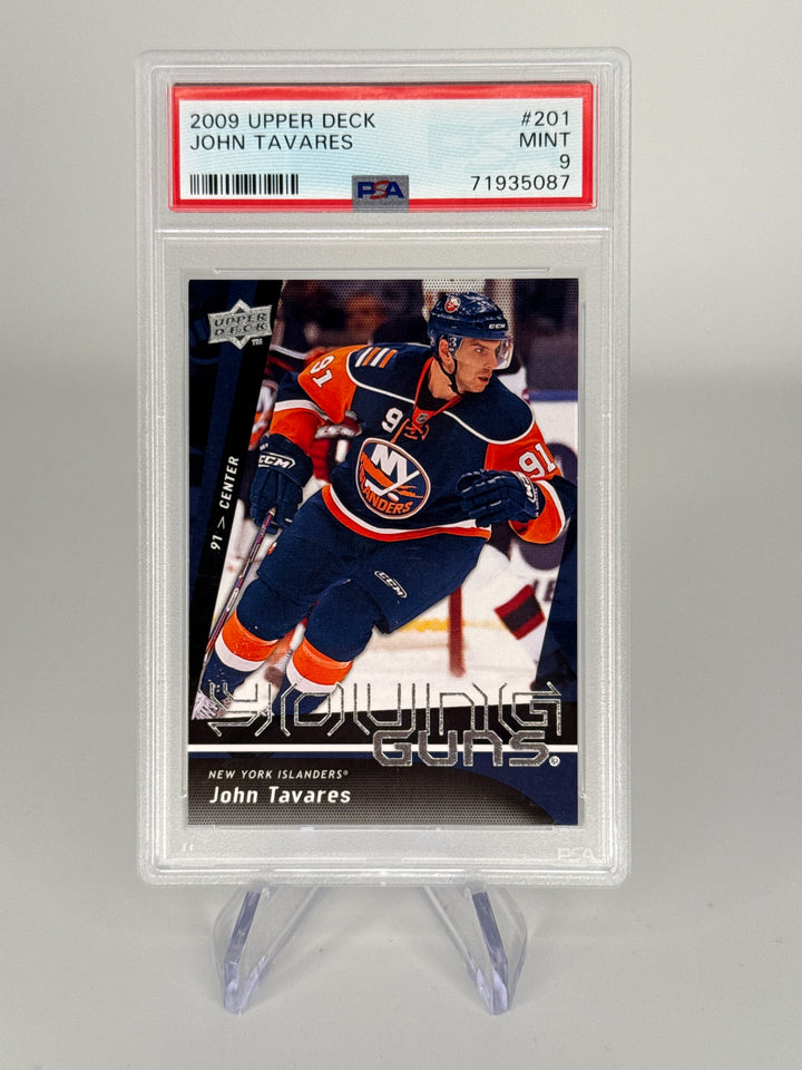 John Tavares 2009 Upper Deck Young Guns Rookie, PSA 9 Mint