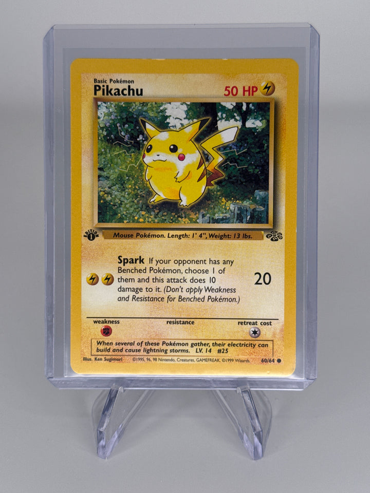 Pokemon TCG 1999 Pikachu 1st Edition Jungle Set, 60/64