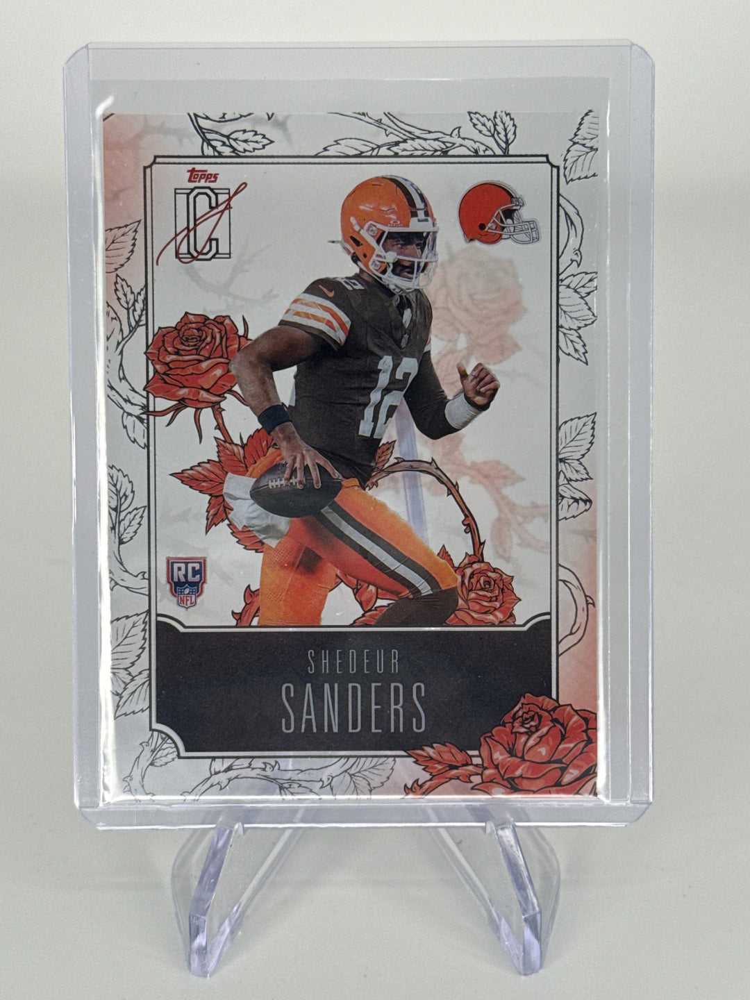 Shedeur Sanders 2025 Topps Signature Class Roses SSP Case Hit Rookie