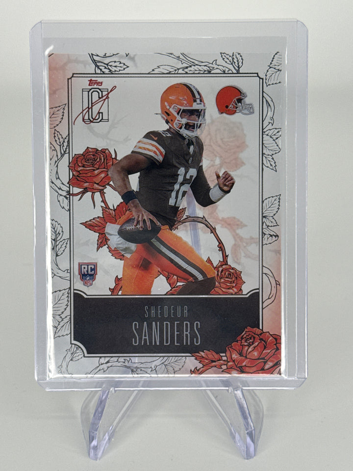Shedeur Sanders 2025 Topps Signature Class Roses SSP Case Hit Rookie